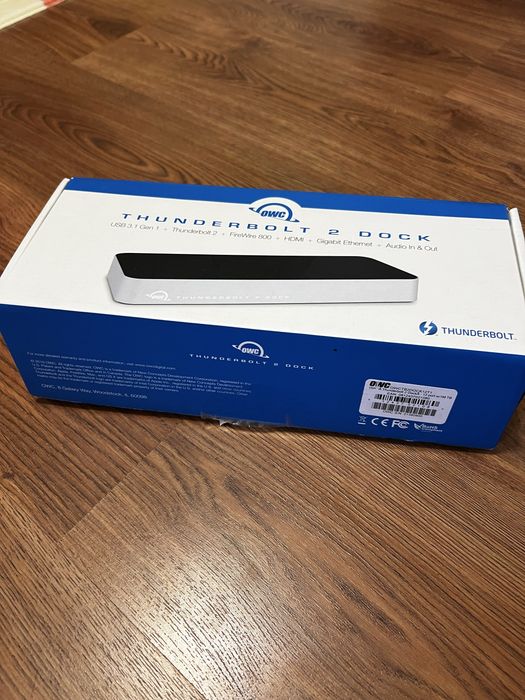 Док-станція thunderbolt 2 для MacBook air/pro