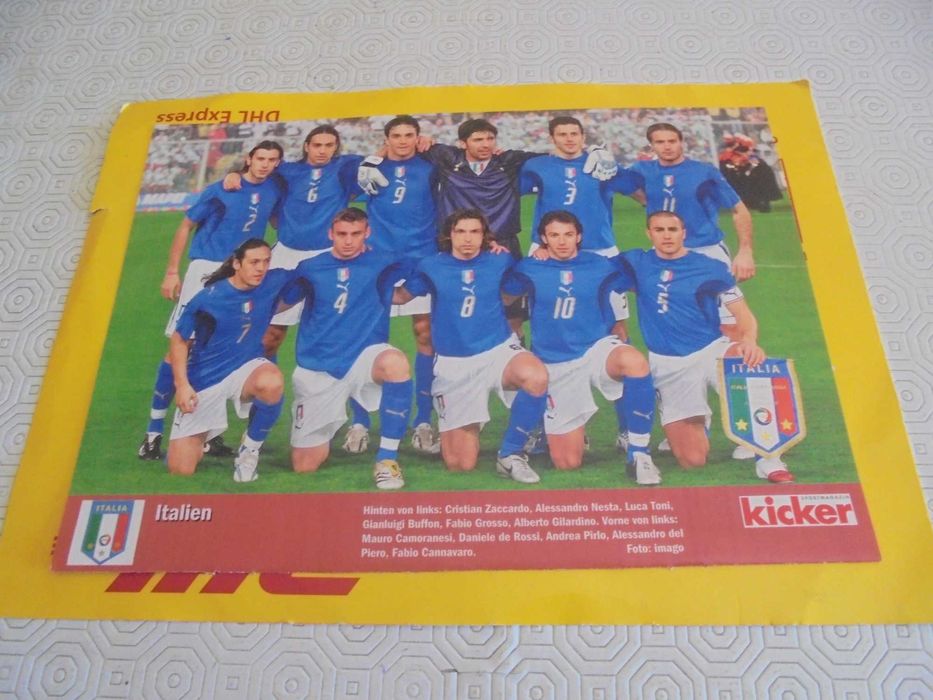 Posters (21X30) de Seleções de Futebol no Mundial de 2006 na Alemanha