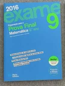 2016 exame matemática prova final 9 ano