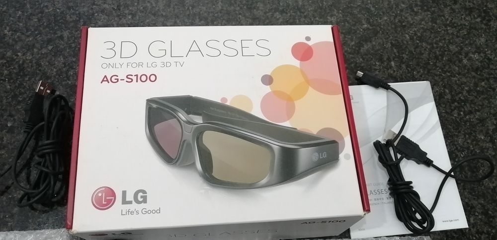 2 óculos 3D LG AG-S100