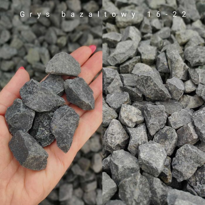 Kamień ozdobny Grys bazaltowy
