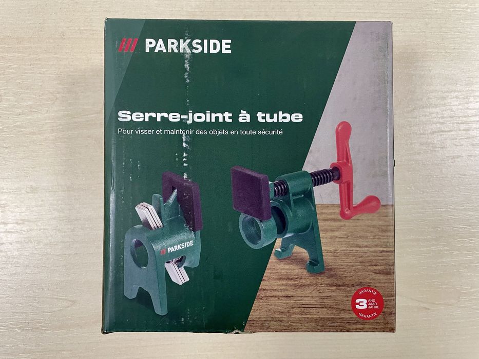 Струбцина трубна 3/4"(27мм) для фіксації заготовок PARKSIDE