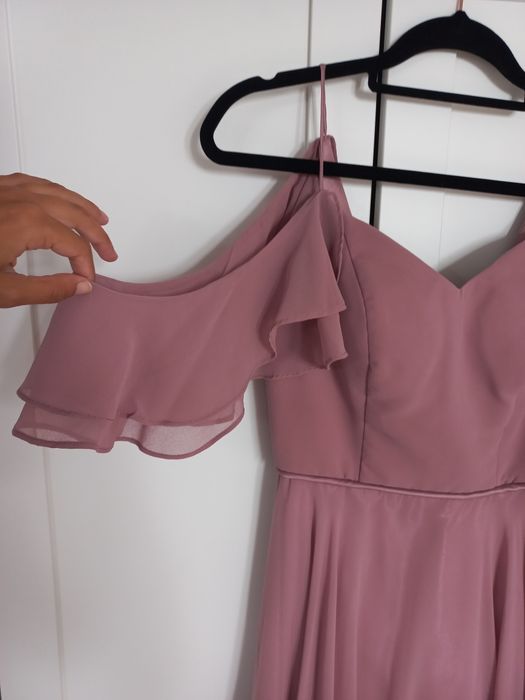 Vestido rosa velho claro