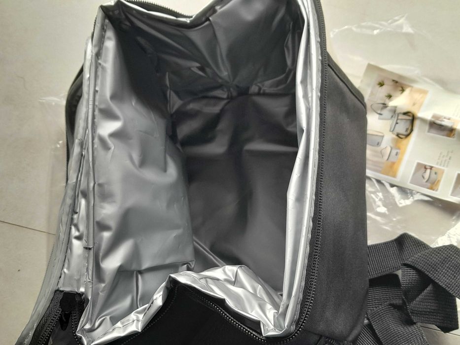 Torba termiczna lunch box czarna nowa outlet