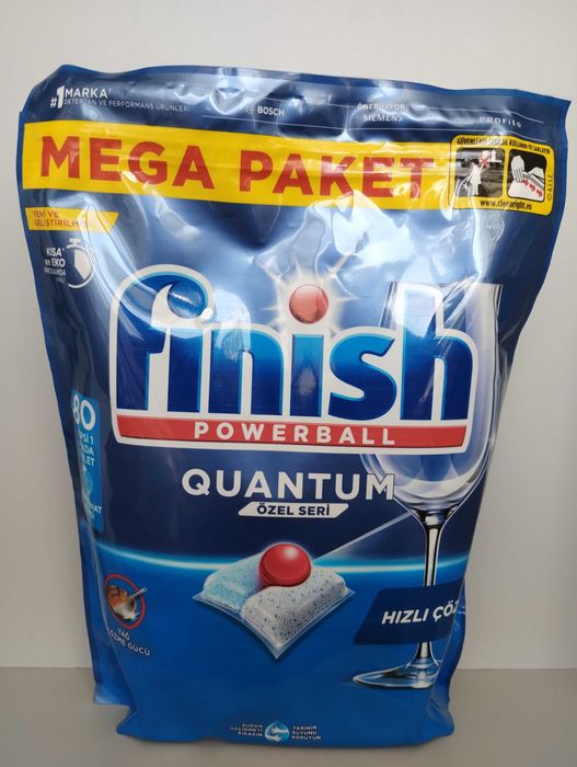 Finish quantum 80шт капсули для посудомийки /таблетки для посудомойки