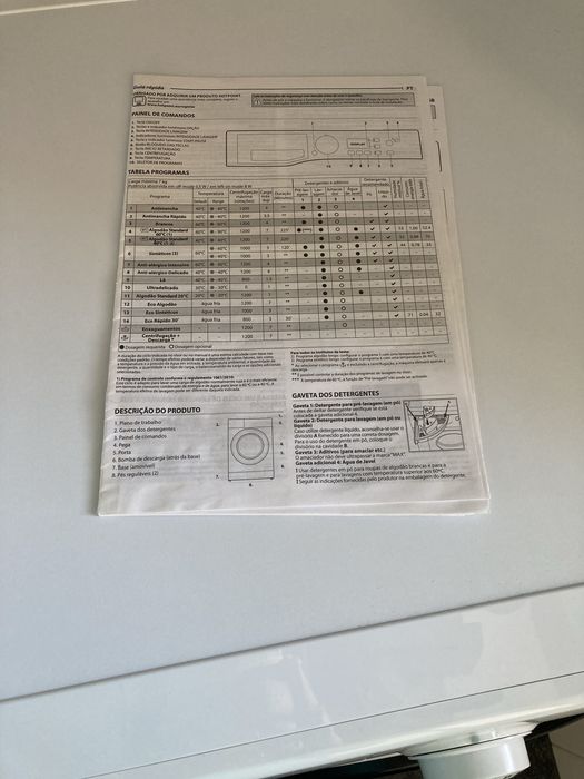 Máquina de lavar roupa Hotpoint Ariston