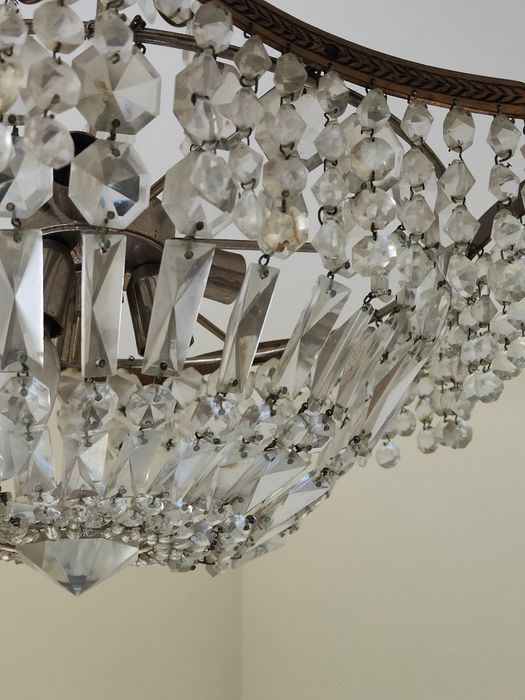 Candeeiro de teto  de cristal