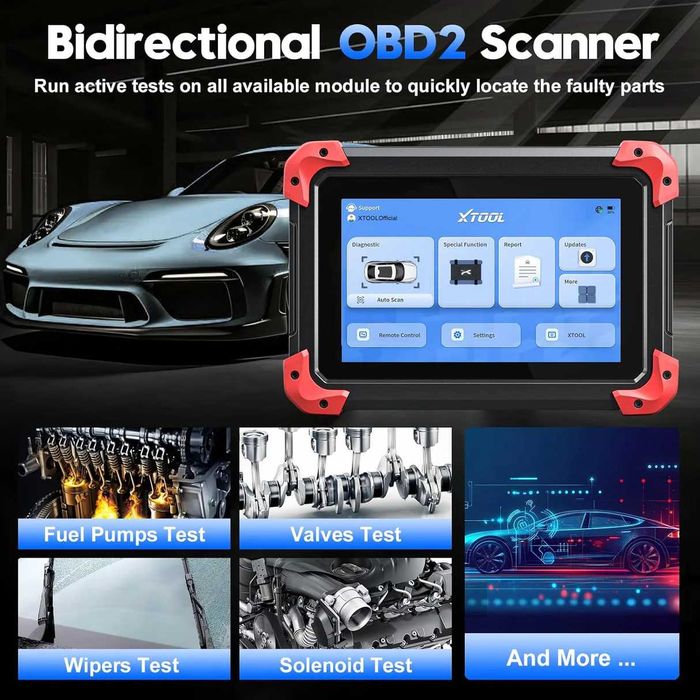 Автосканер XTOOL D7 V2.0 для професійної діагностики авто