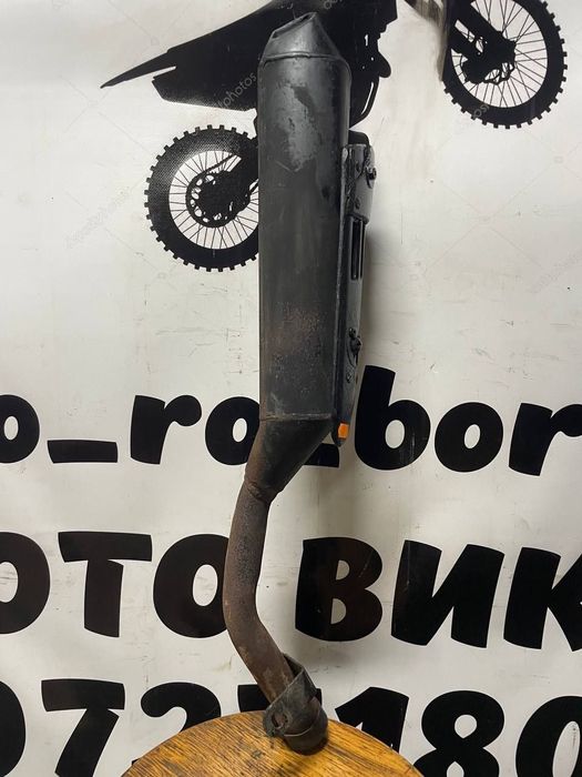 Вихлопна труба до мотоцикла Shineray XY200/250GY-6C Light/VXR 200, або інші, на кастом! Уточнюйте!
