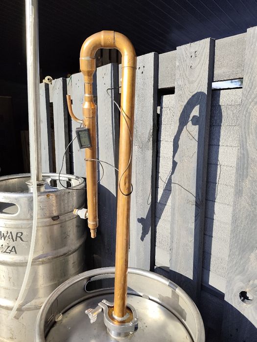 Destylator miedziany + keg 30l