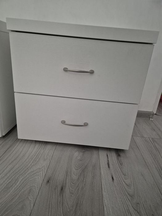 Szafka nocna biała 2szt.