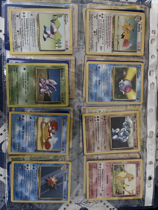 Cartas pokemon - lote portugues