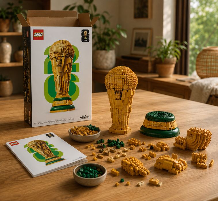 LEGO Troféu do Campeonato do Mundo FIFA 2026 - Novo e Desmontado
