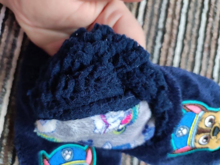 Капці стелька 17 см Щенячий патруль дитячі домашні плюшеві тапки