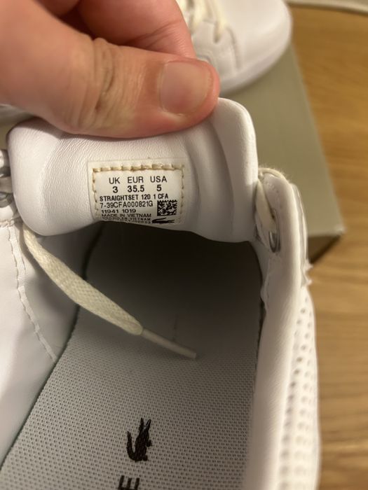 Lacoste brancos senhora