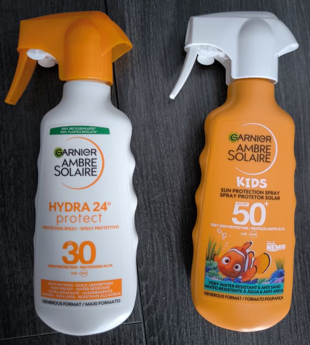 protetor solar em spray 50+ para criança da Garnier Novo selado