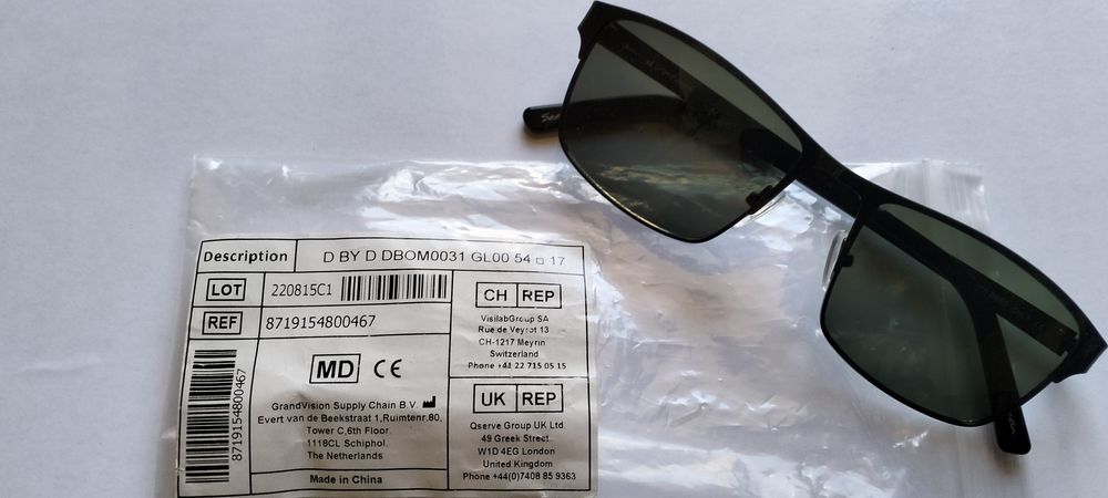 Okulary przeciwsłoneczne metalowe grandvision nowe