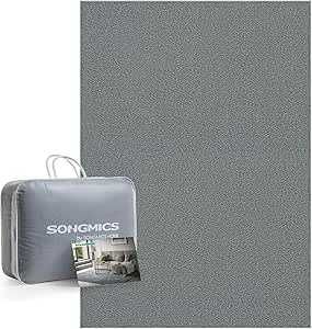 Dywan miękki antypoślizgowy 120 x 170 cm jasnoszary