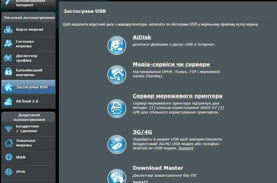 WI FI роутер ASUS RT-AC66U AC1750 Gbs USB  2.4 GHz 5 GHz комплект