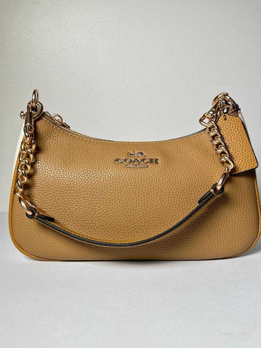 Сумка Coach Teri Shoulder Bag коричневая