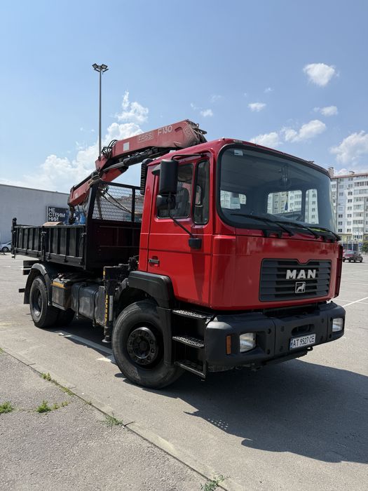 Продам самоскид з кран маніпулятором MAN F2000