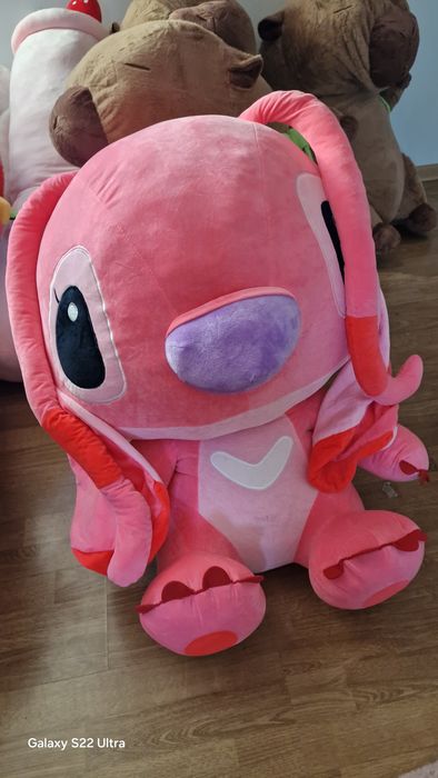 Stitch ANGEL maskotka mega duza Rozowa 90 cm