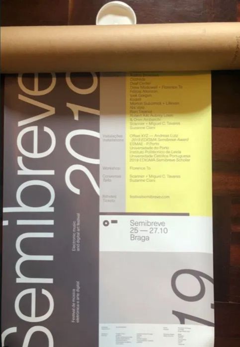 Conjunto de Posters do Festival SEMIBREVE (2019–2025)