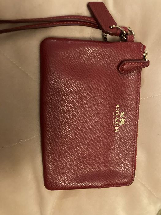 Coach portfel mały skóra