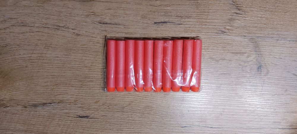 Strzałki piankowe do nerfa. 1 opakowanie. 10 szt. w okapowaniu.