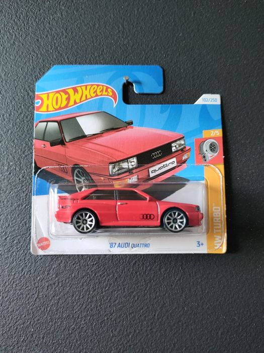 '87 Audi Ur Quattro Red R5 Turbo Hot Wheels 2.2T Sport Rally group b