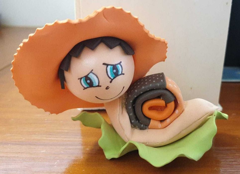Artesanato - Caracóis decorativos em Eva