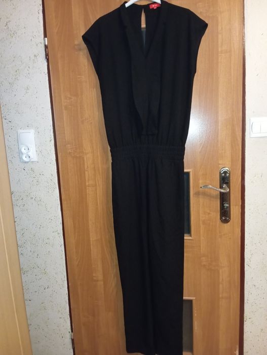Czarny elegancki kombinezon 36/38