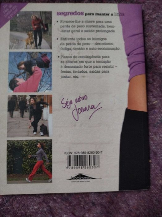 Livro "segredos para manter a linha"