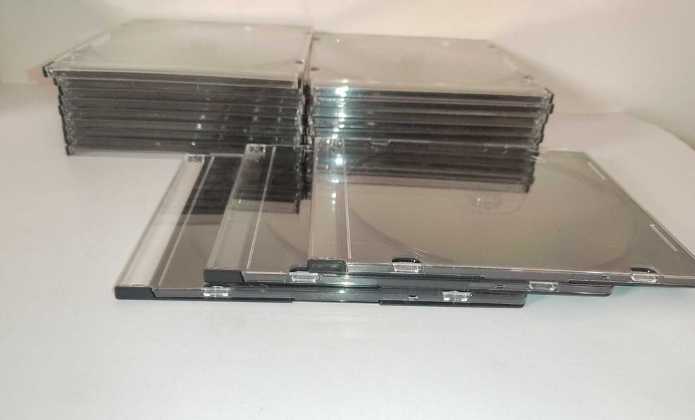 20 caixas SLIM de CD/CDRW/DVD/DVDRW/blu-ray