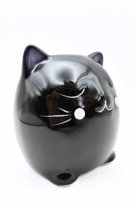 Skarbonka czarny kotek
