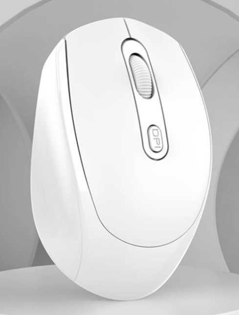 Беспроводная компактная Мышь 1600DPI белая 2.4GHz