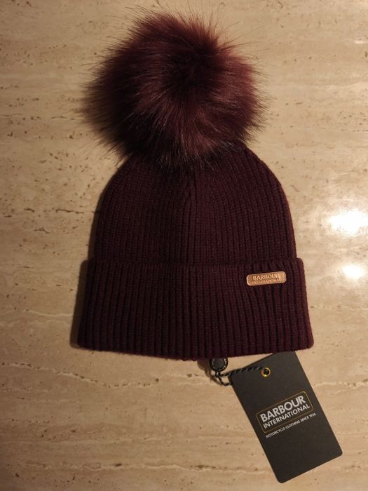 BARBOUR czapka damska nowa z metką