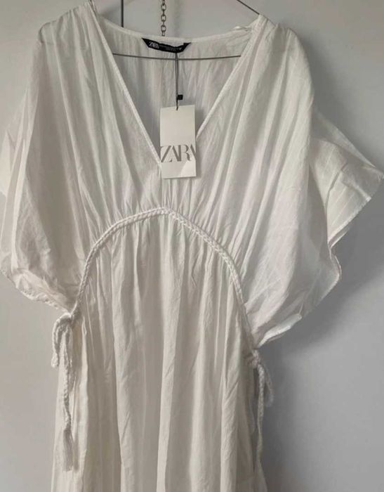 Letnia sukienka marki Zara. Nowa! Biała