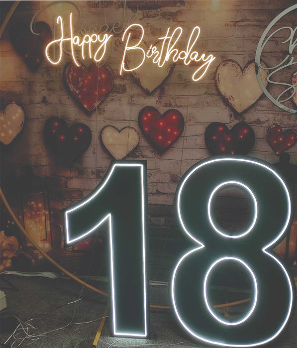 Happy Birthday neon