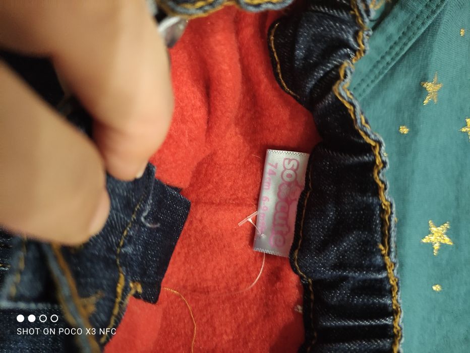 Świąteczny zestaw ubranek dla dziewczynki nowy