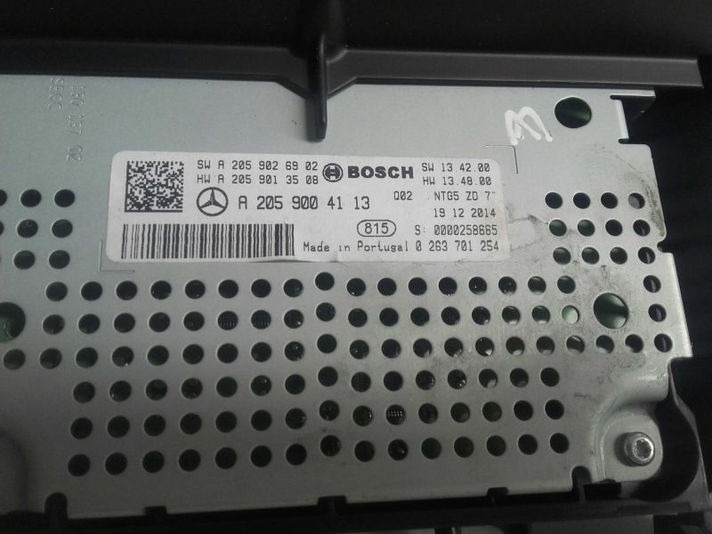 Display / ecrã de informações MERCEDES-BENZ Classe S (W222, V222, X222