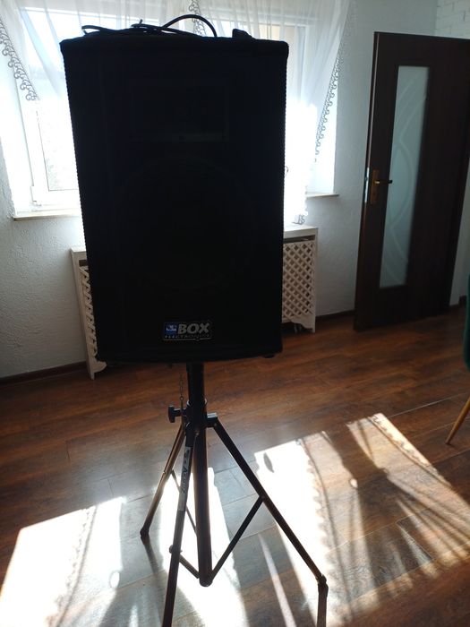 Kolumna Box Electronics APS-312 - kolumna ze stojakiem oraz przewodem zasilającym i kablem sygnałowym | (odbiór osobisty)