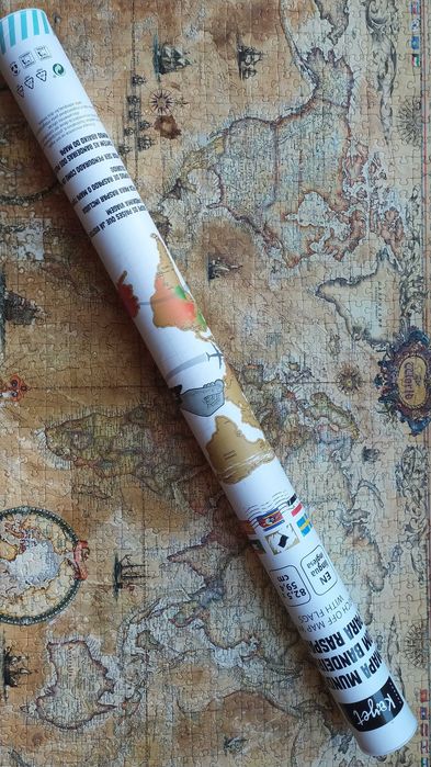 New - White Scratch-Off World Map424730787630950401
