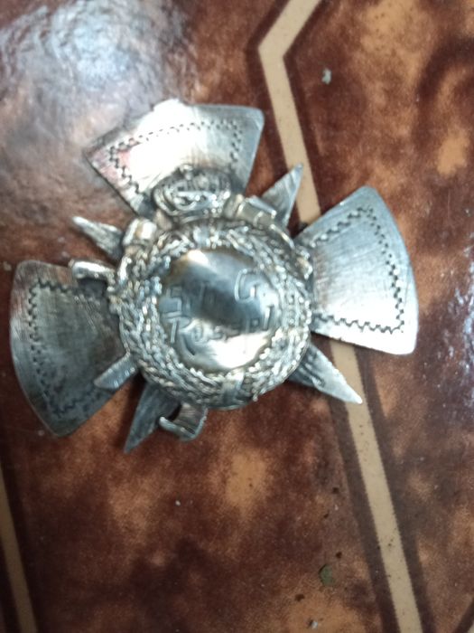 Хрест  серебро німецкий.
