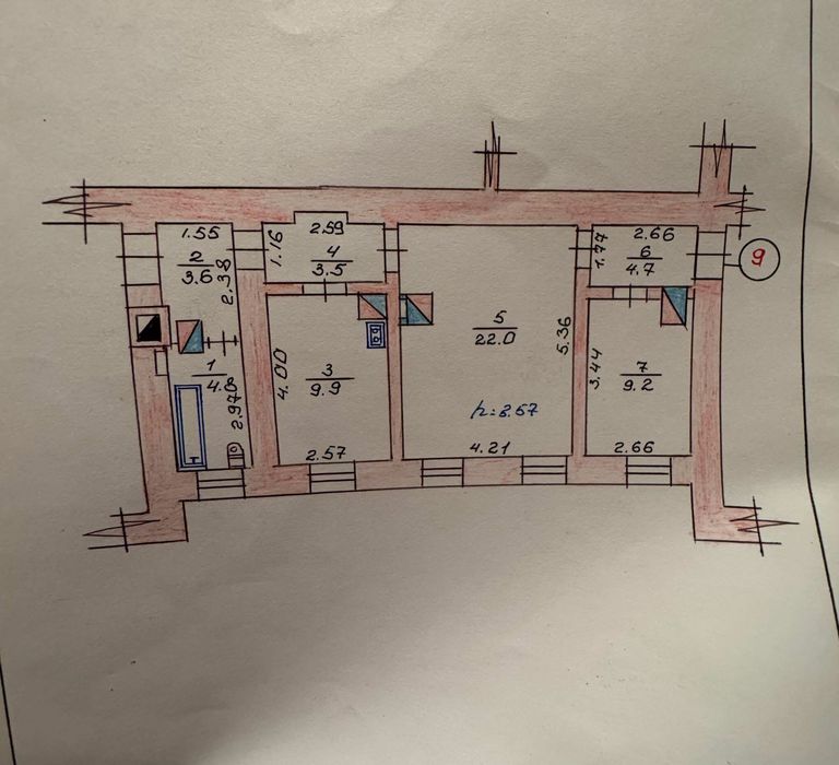 Продам 2кім. Квартиру