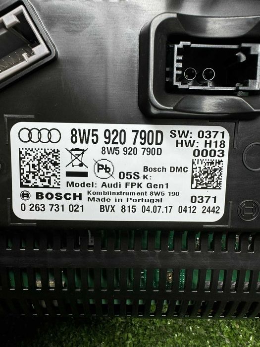 Віртуальна приборна панель приборка кокпіт Cockpit Audi A4 B9 а4 б9