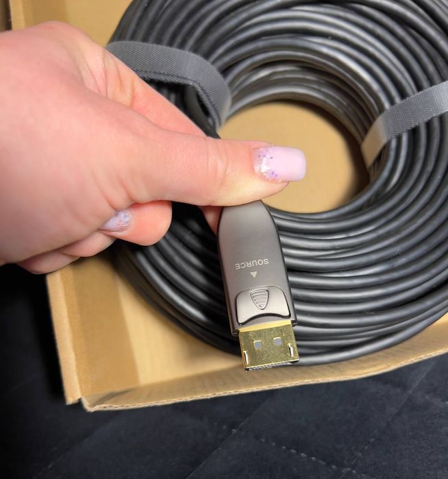Оптоволоконний кабель DisplayPort 1.4 SOEYBAE — 50 метрів (8K/60Hz)