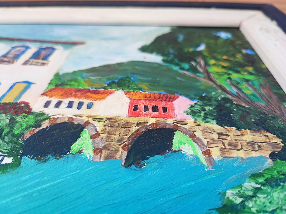 bonita pintura assinada C Parente