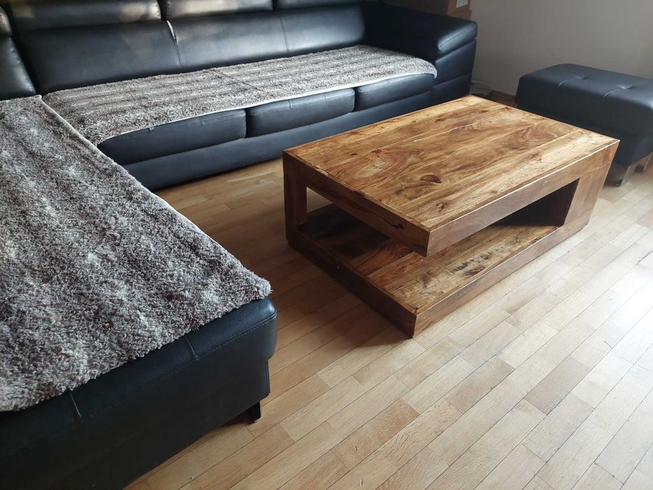 Stolik kolonialny palisander