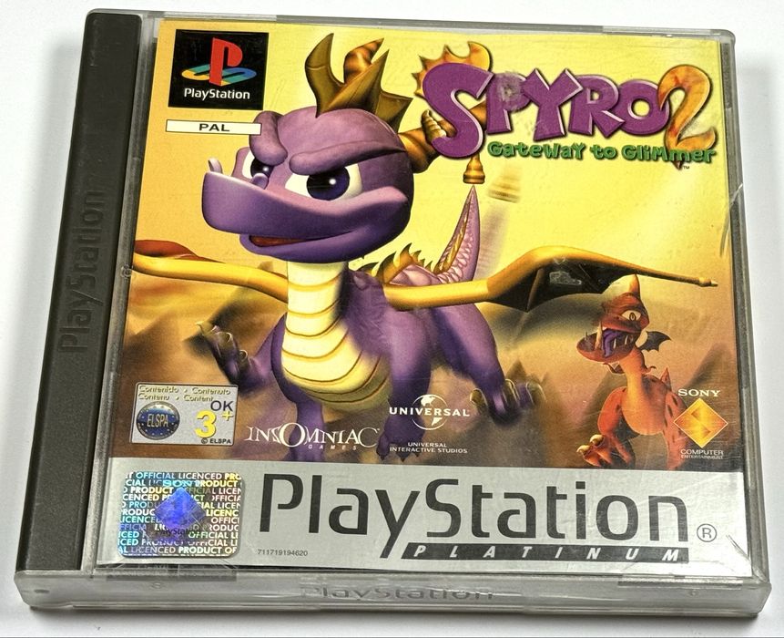 Spyro 2 The Gateway To Glimmer Playstation 1 PSX